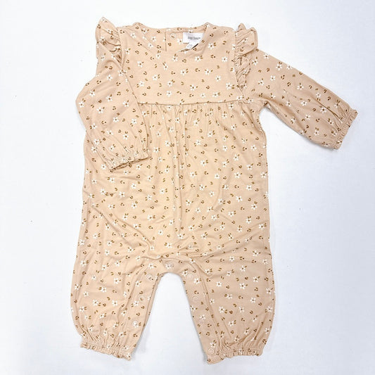 Carrie Floral bamboo- ruffle romper