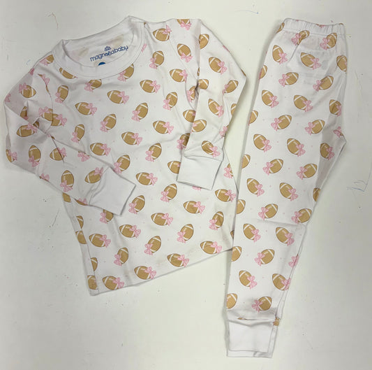 Touchdown Cutie- Long Pajamas- Pink