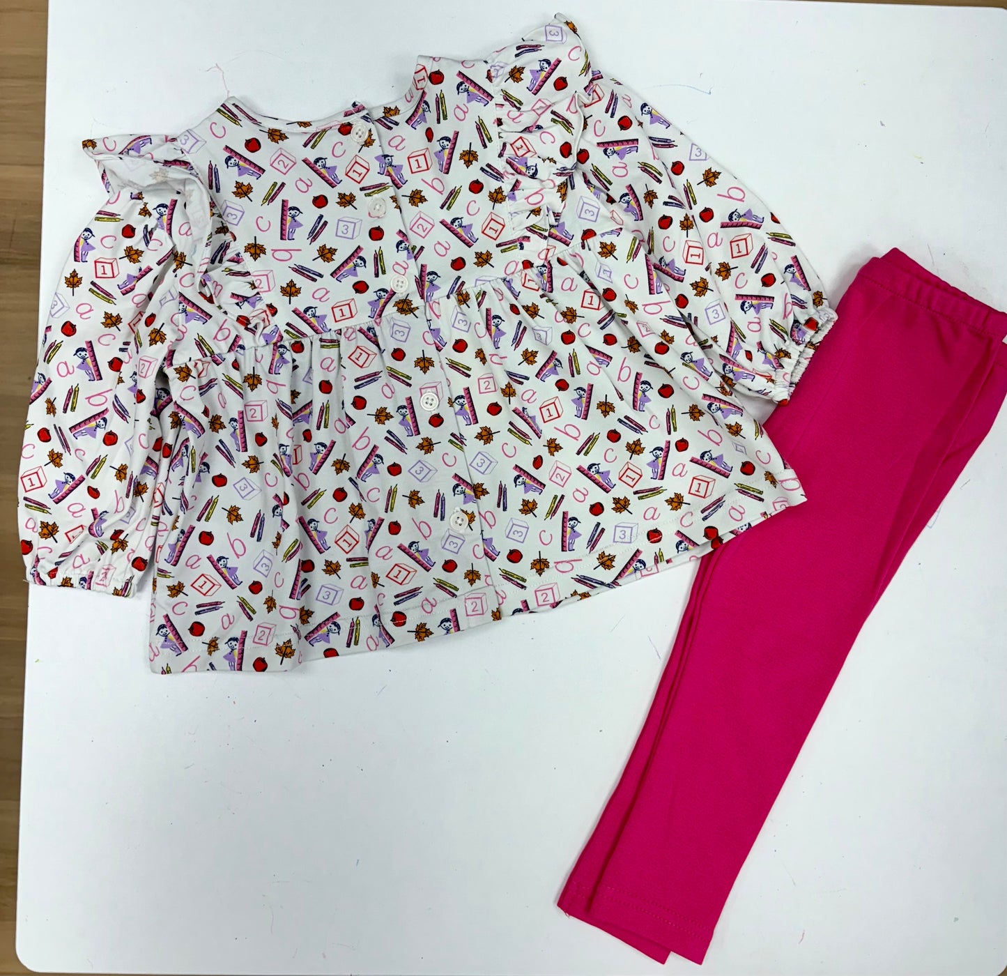 ABC Top and Leggings Set