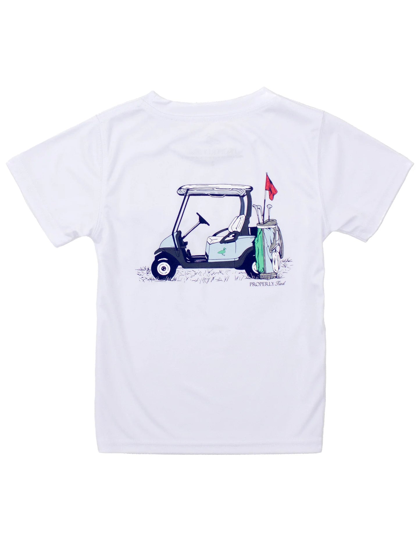Boys Performance Tee - Country Club White