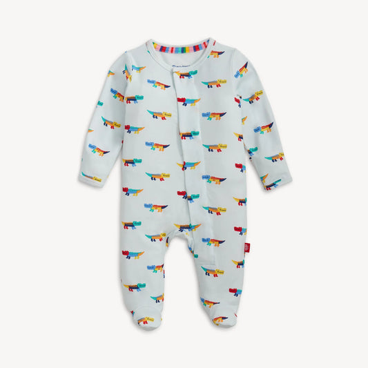 Crocodile Colrpop Blue Magnetic Footie