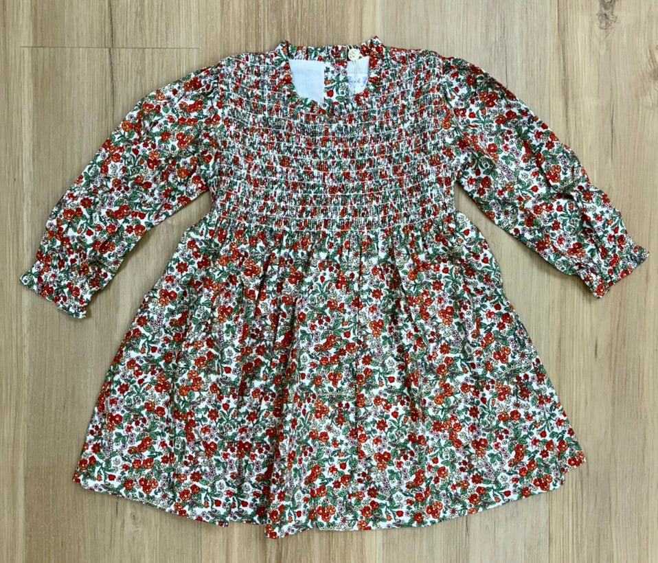 Botanical Ruched Dress