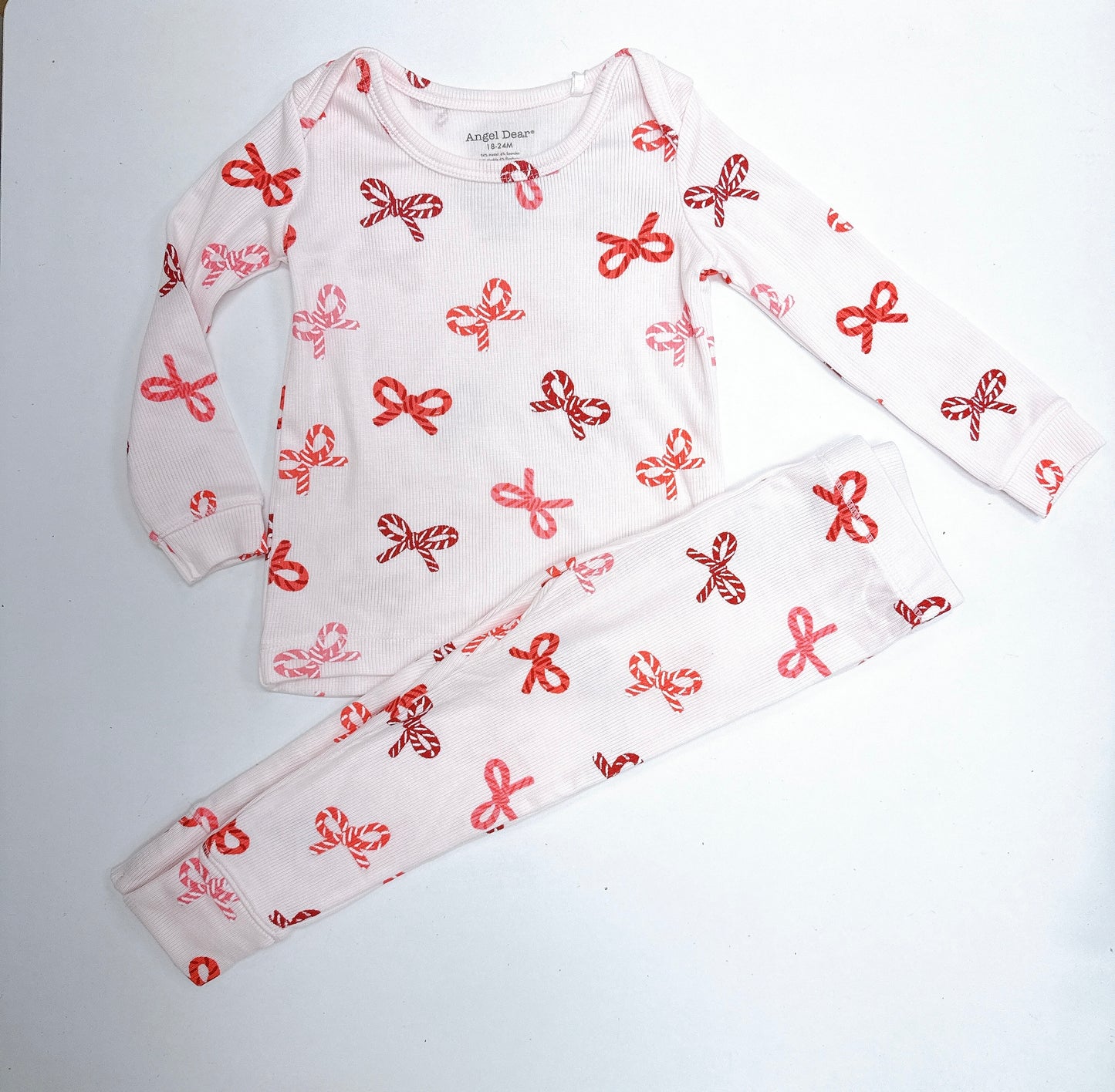 Candy Cane Bows Loungewear Set