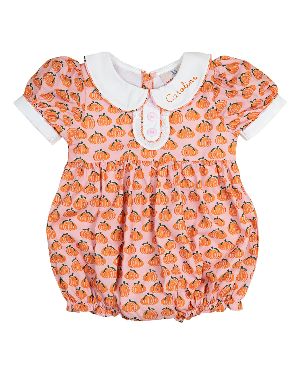Pumpkin Spice Print Pink Bubble