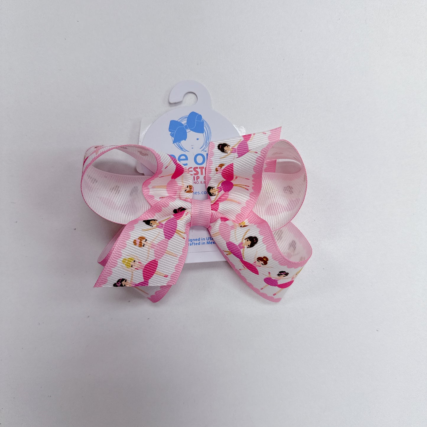 Pink Dancer Princess Bow