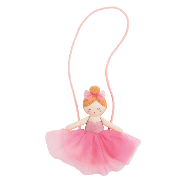 Ballerina Tulle Purse - Dark Pink