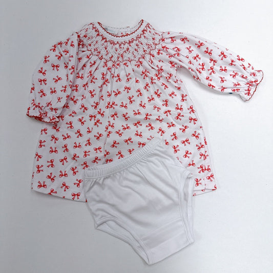 Scarlett Bows- Bishop L/S Dress Set