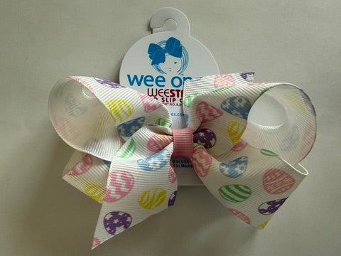 Med Egg Print Bow
