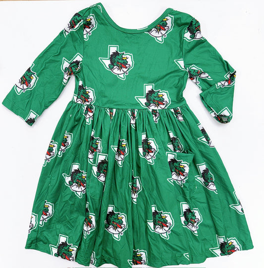 Southlake Carroll Dragons Pocket Twirl Dress