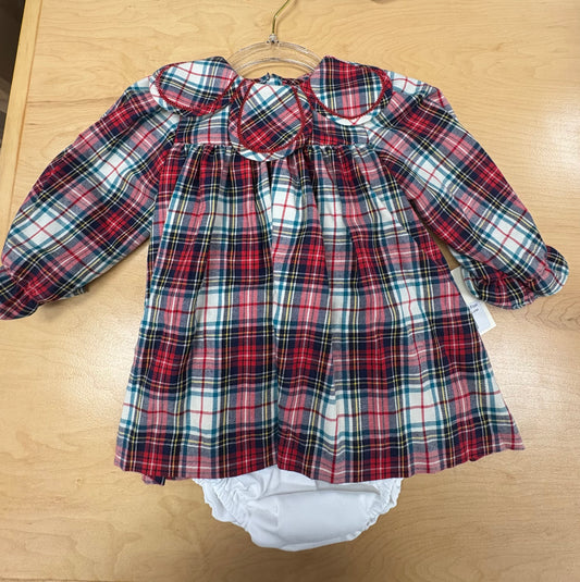 Gingerbread Plaid Petal Float