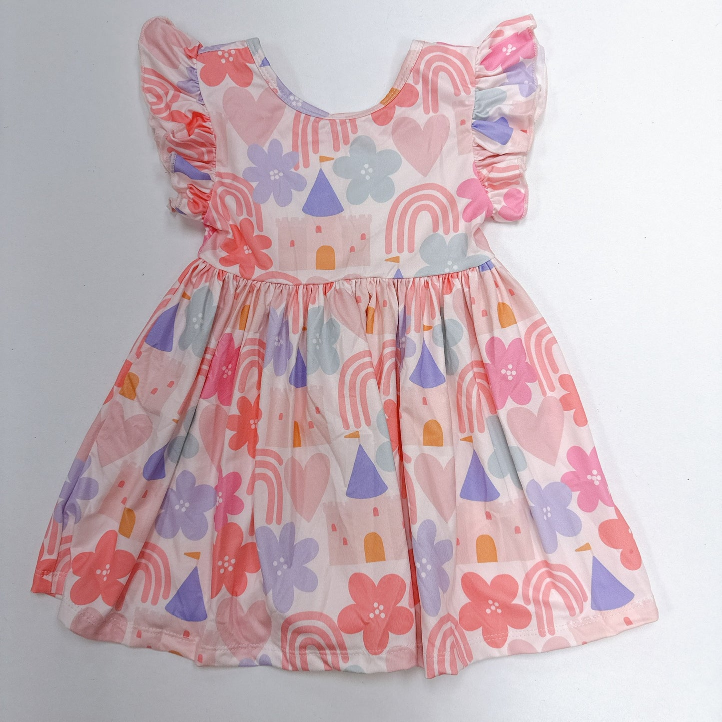 Castles & Rainbows twirl dress