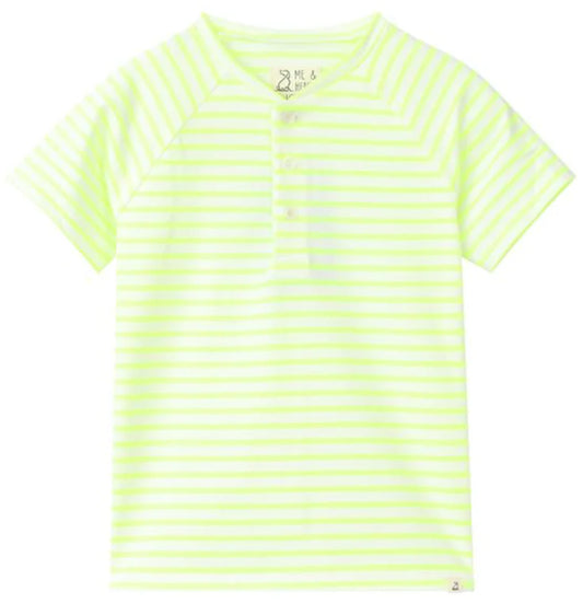 Frigat Henley - Neon Acid Stripe