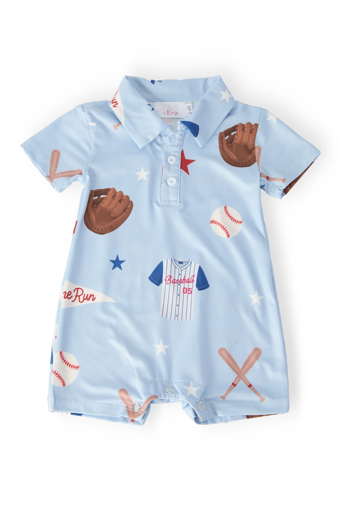 Home Run Polo Shorty One Piece