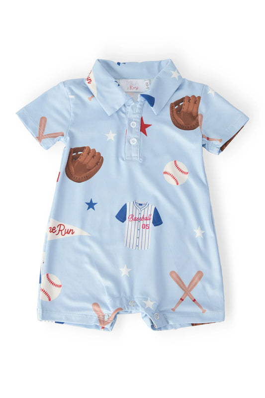 Home Run Polo Shorty One Piece