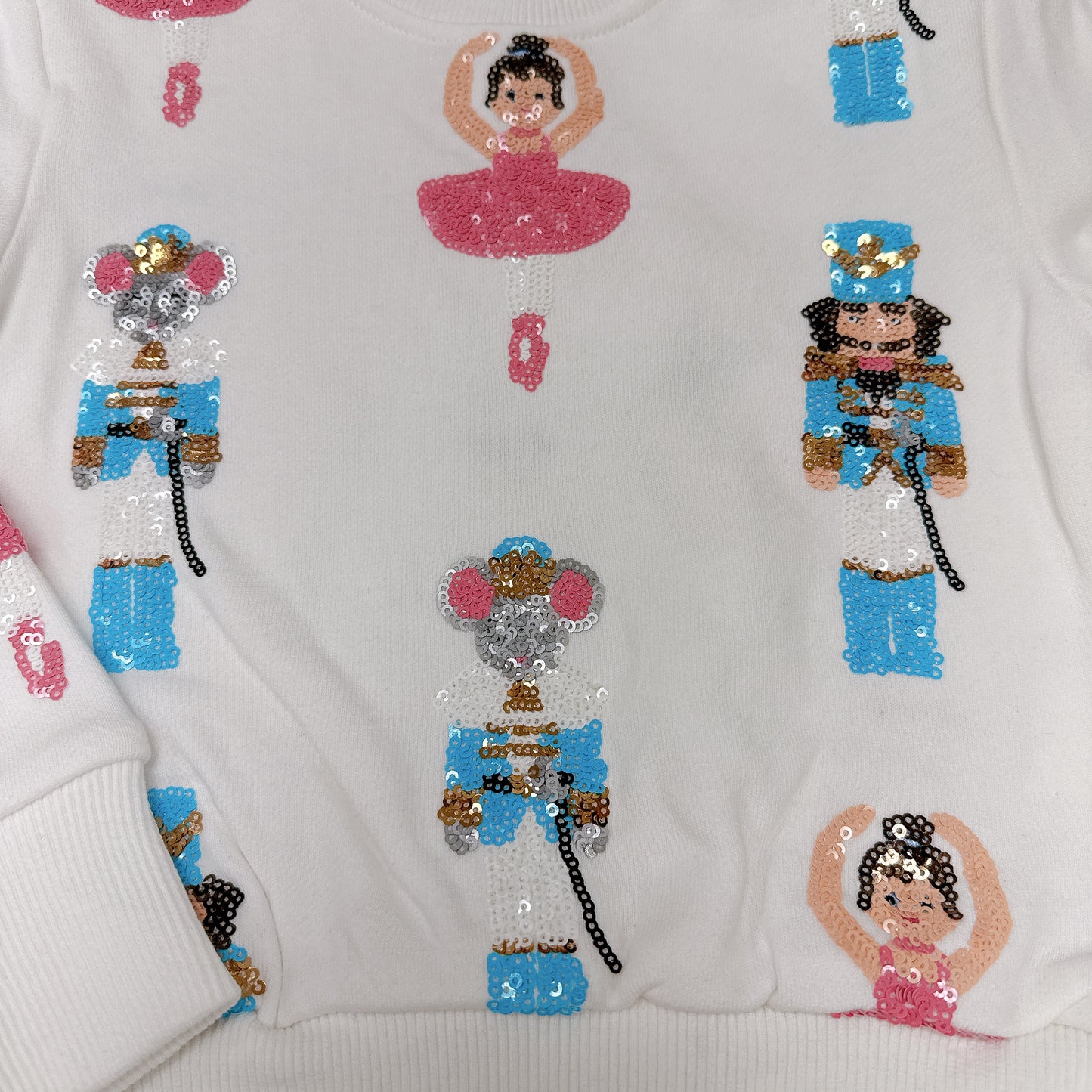 nutcracker white sweatshirt