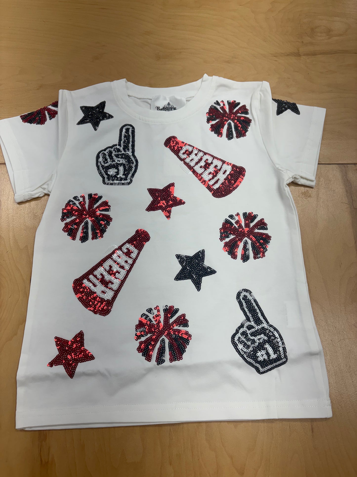 Black & Red Cheer Shirt