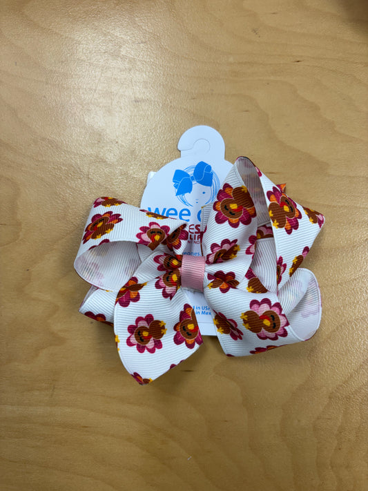 Turkey Printed Bow