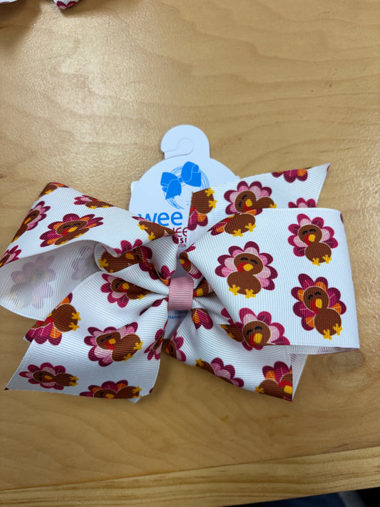 Turkey Printed Bow