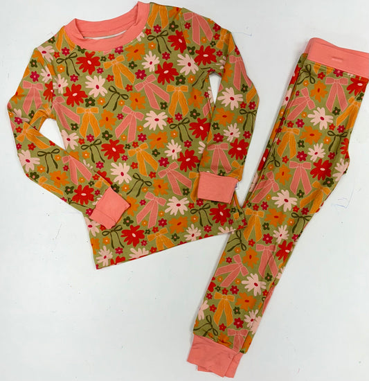 Fall Flowers PJ Set