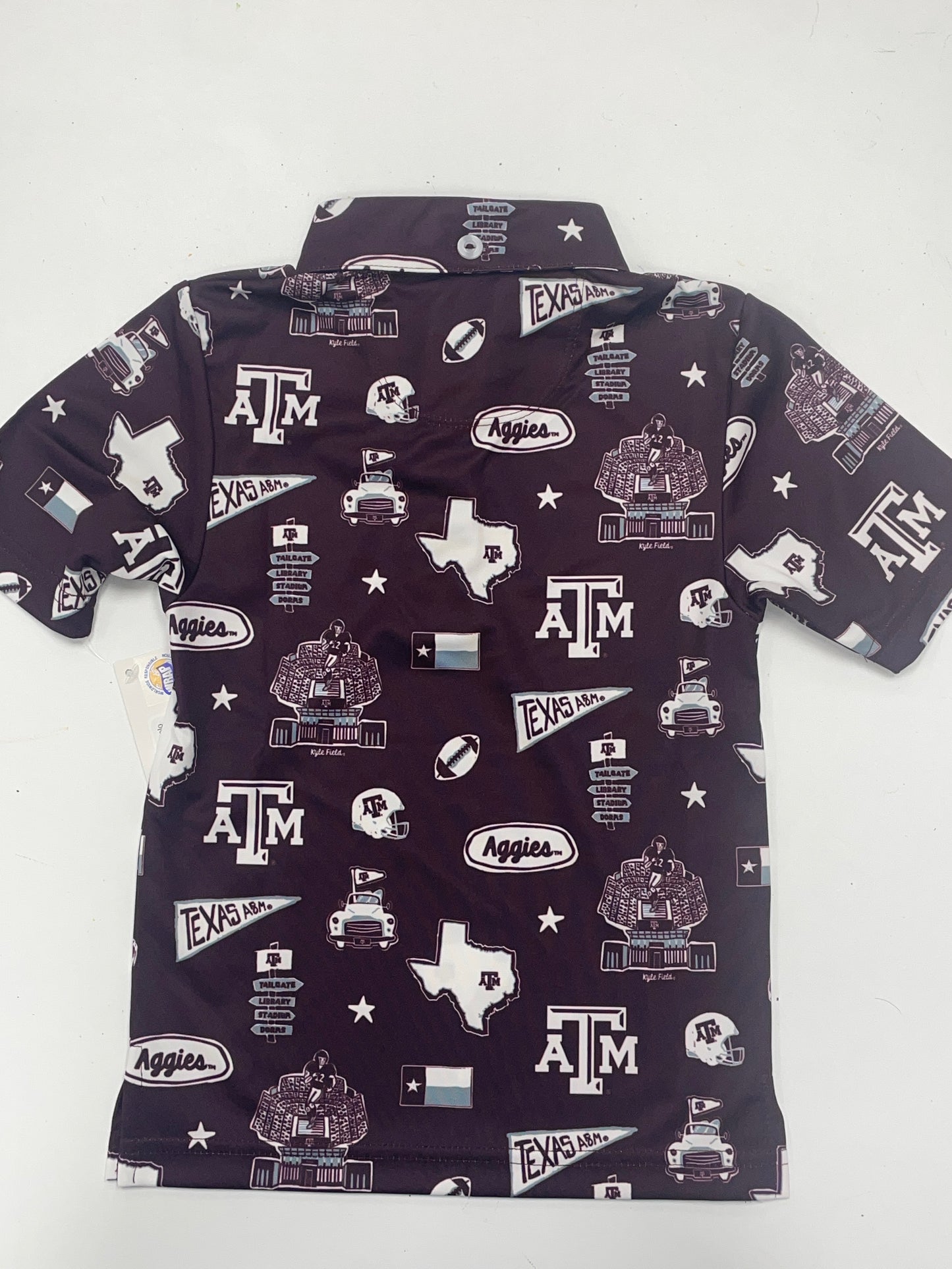 TAMU Impressions print polo