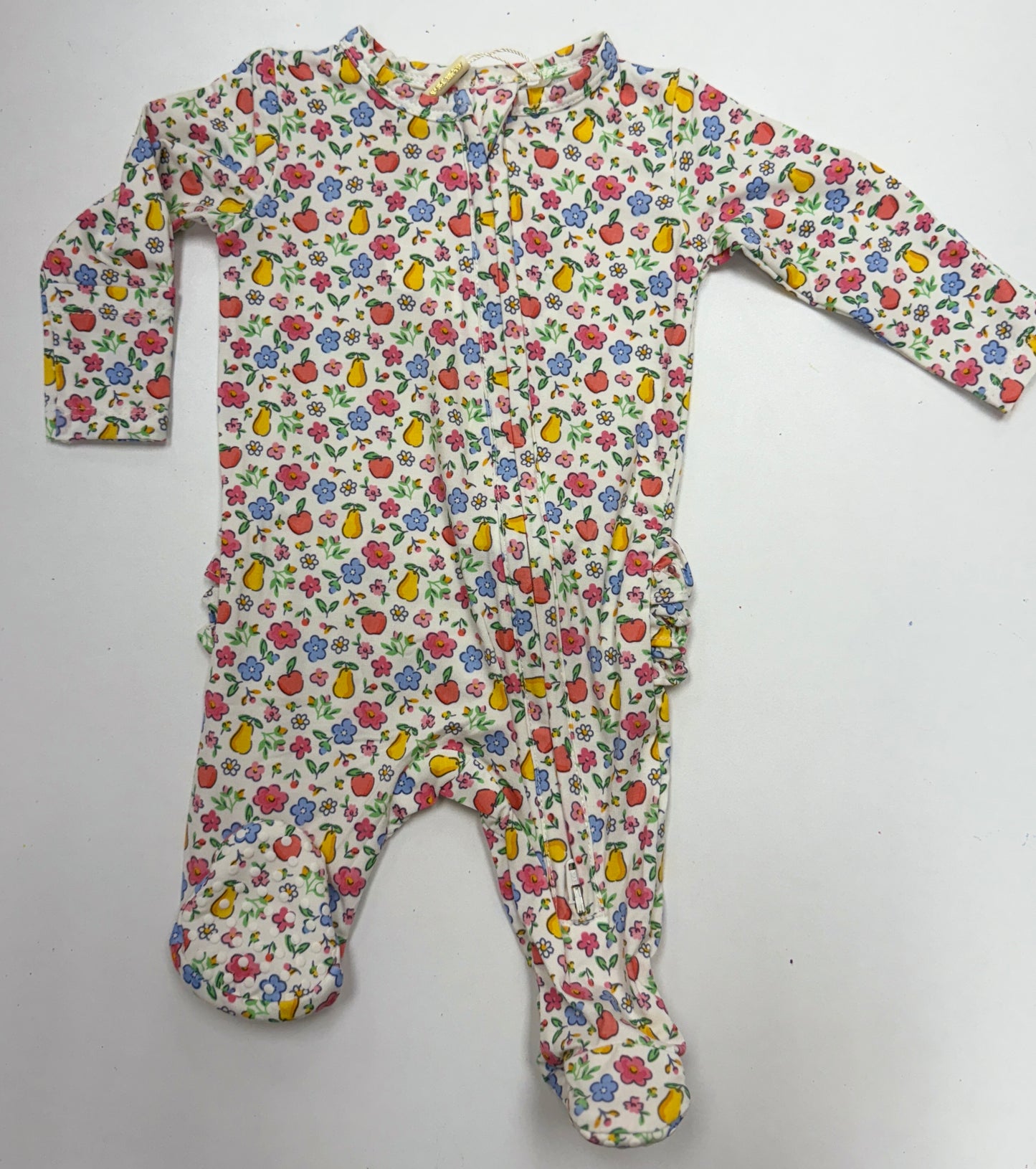Fall Fruit Floral Footie