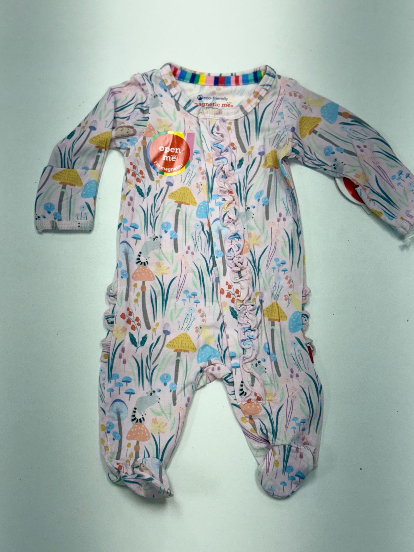 Shroom & Bloom Ruffle Footie