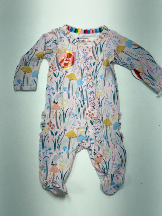 Shroom & Bloom Ruffle Footie