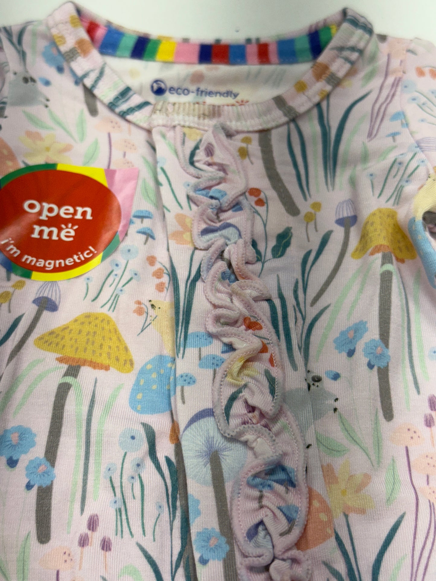 Shroom & Bloom Ruffle Footie