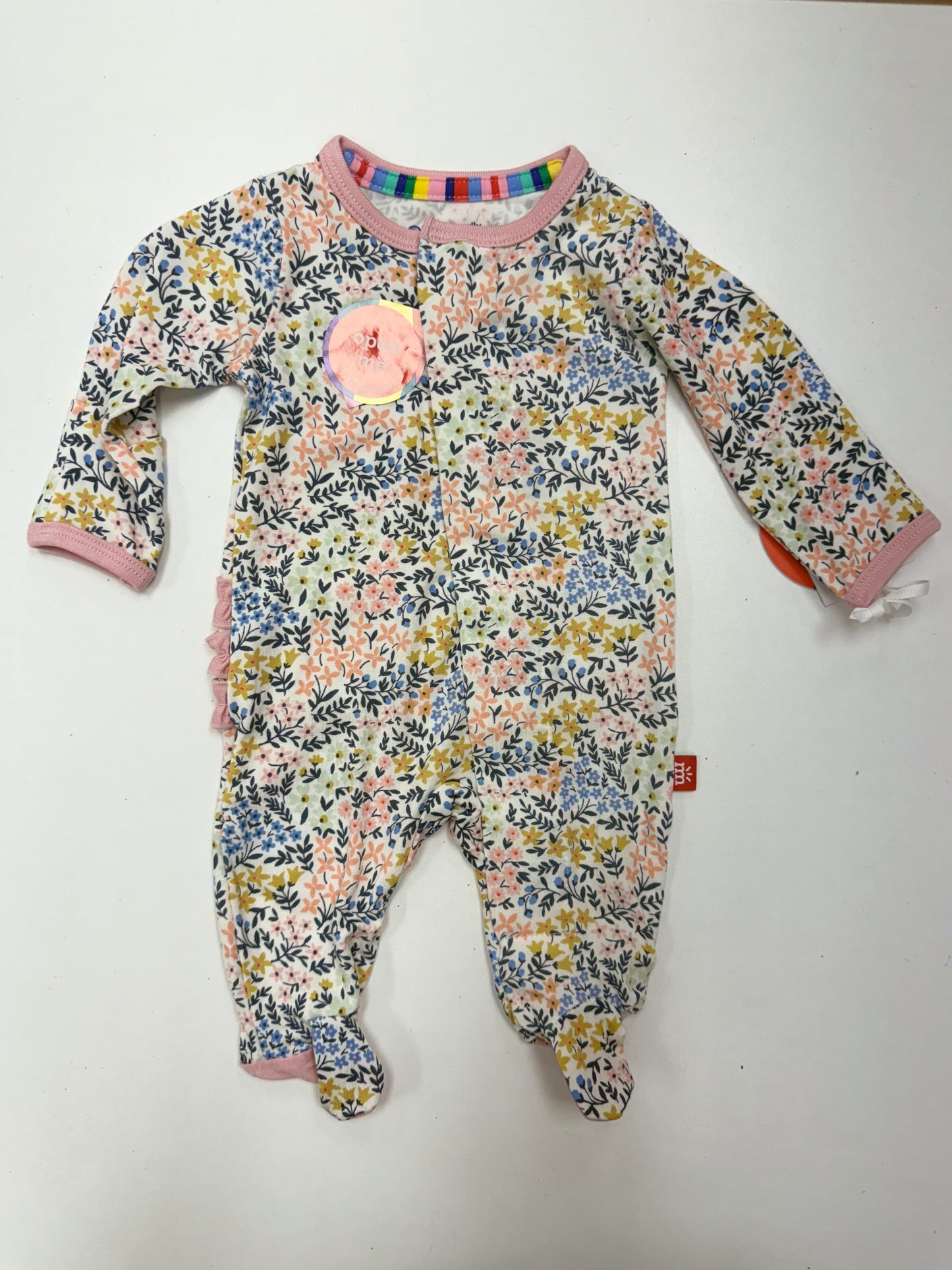 CHELSEA RUFFLE FOOTIE W/ RUFFLES