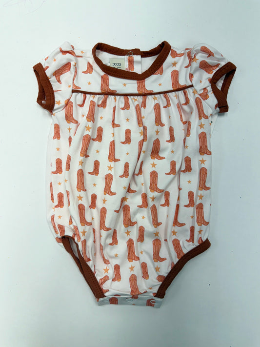 Burnt Orange Boots Hallie Bubble