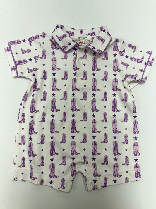 Purple Boots Harold Romper