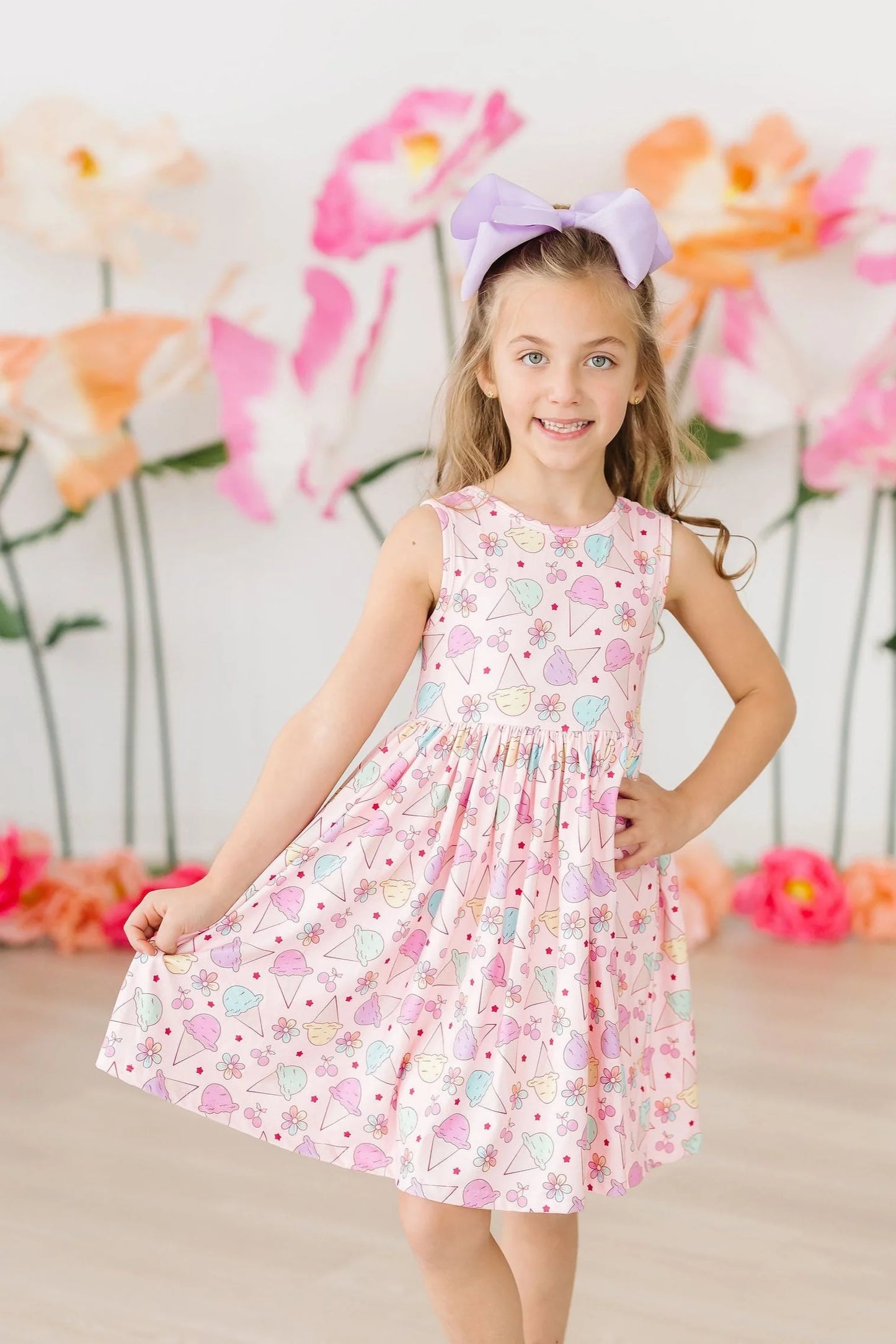 Ice cream & Shout Tank Twirl Dress