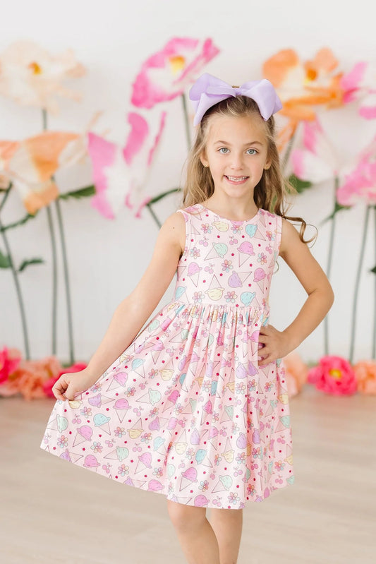 Ice cream & Shout Tank Twirl Dress