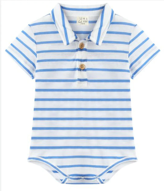 Jetty Jersey Onesie - Royal Stripe