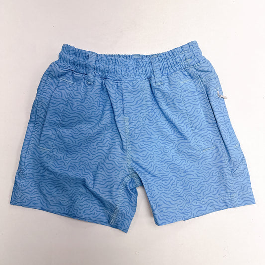 Light Blue Topo FB Shorts