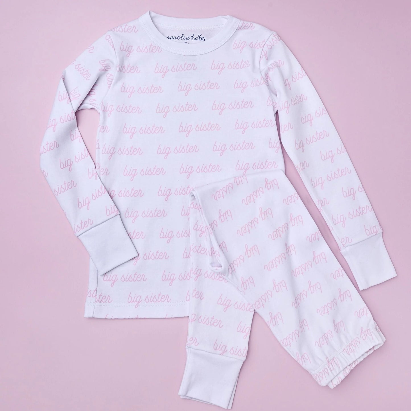 Big Sister Printed Long Pajamas