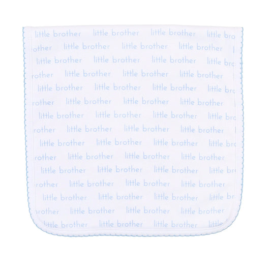 Brother & Sister- printed burp cloth