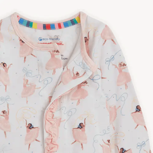 Pretty Plies Modal Ruffle Footie