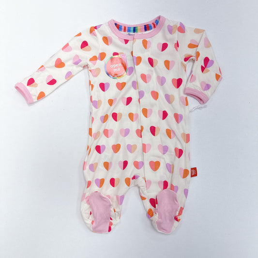 XOXO modal footie - pink