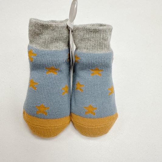 Color-Block Star Socks