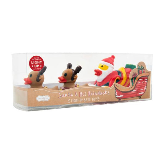 Santa & his Reinducks bath toys