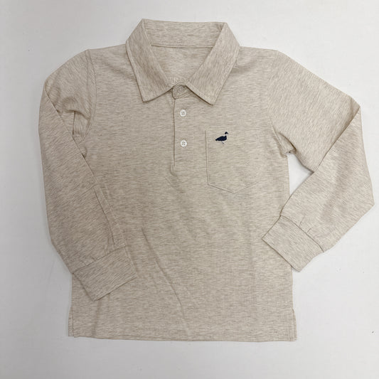 Boys Harrison Pocket Polo LS