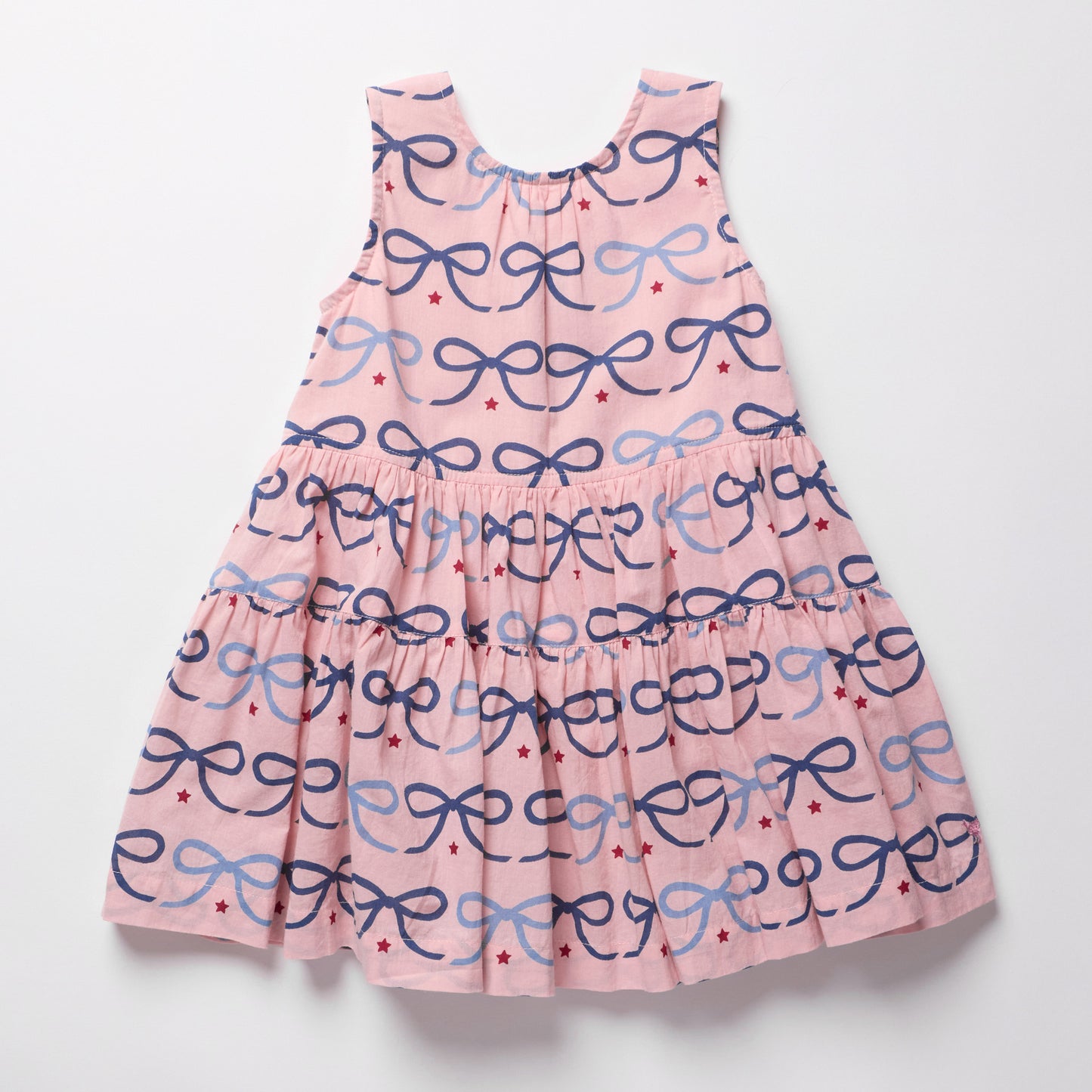 Girls Eloise Dress - Pink Bows
