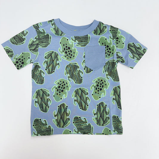 Printed Pocket Tee - Hopalong Frogs