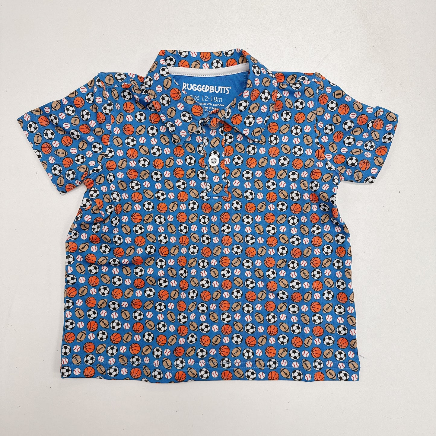 Boys All-Star Action Knit Short Sleeve Performance Polo