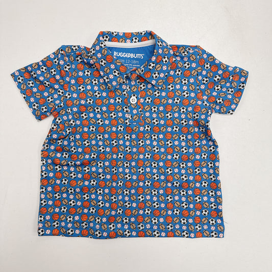 Boys All-Star Action Knit Short Sleeve Performance Polo