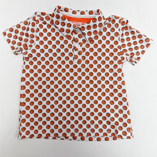 Boys Basketball Madness Knit Short Sleeve Performance Polo