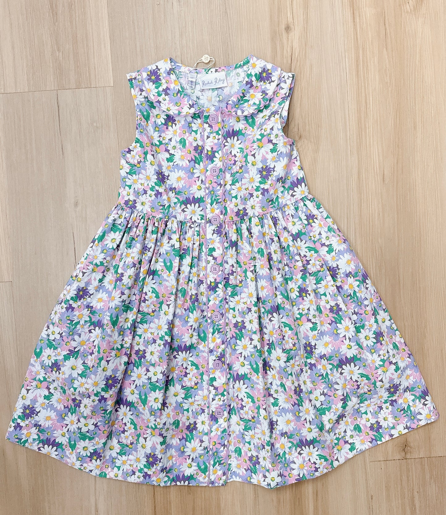 Floral Button- Front Dress