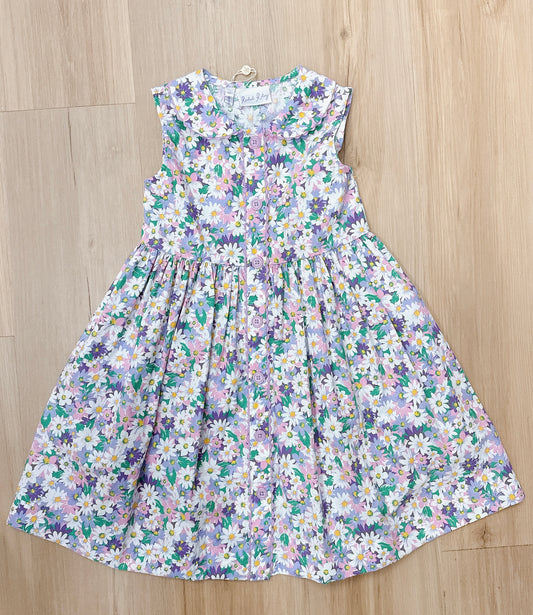 Floral Button- Front Dress