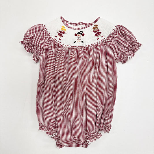 Maroon Cheerleaders Birdie Bubble